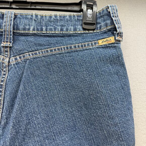 Levi Strauss Signature Jeans Women's 8 Blue Carpi Patch Pockets Y2K Preppy EUC - Picture 4 of 11